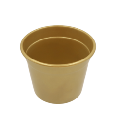 Vaso De Metal 12x16 Cm - Dourado - Kit 02 Unid - Sem Furo - comprar online
