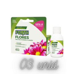 Forth Flores - Concentrado 60 ml - kit 3 unid