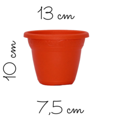 Vaso 10x13 Cm - Modelo Vicenza - Desli - Kit 10 Unid