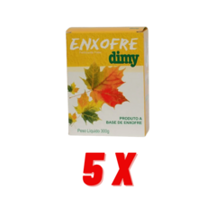 Enxofre dimy kit 05 caixas 300 gr