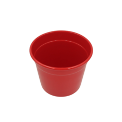 Vaso De Metal 12x16 Cm - Vermelho - Kit 02 Unid - Sem Furo - comprar online