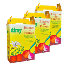 Esterco De Frango - Dimy - Kit 3 X 1 Kg