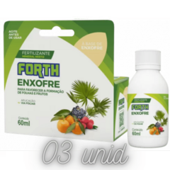 Enxofre Liquido Concentrado 60 ml - Forth - kit 3 unid