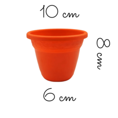 Vaso 08x10 Cm - Modelo Vicenza - Desli - Kit 10 Unid - comprar online