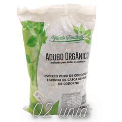 Adubo Orgânico - Esterco de Codorna 1 kg - kit 2 un