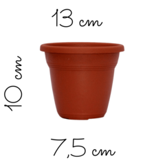 Vaso 10x13 Cm - Modelo Vicenza - Desli - Kit 24 Unid na internet