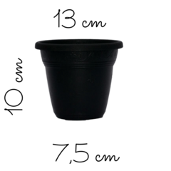 Vaso 10x13 Cm - Modelo Vicenza - Desli - Kit 24 Unid