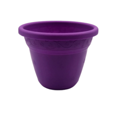 Vaso 10x13 Cm Com Prato - Modelo Vicenza - Desli - Kit 24 Unid - Amo Flor De Cera