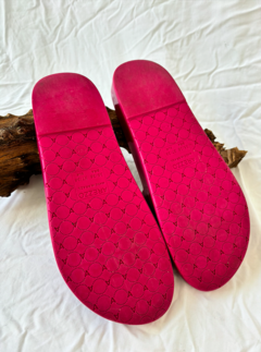 Chinelo slide rosa pink Arezzo * 35/36 brechó na internet