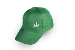Gorra verde chala blanca
