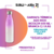 garrafa bicolor personalizada, garrafa térmica branca com lilás personalizada 500 ml, garrafa térmica personalizada, garrafa bicolor termica personalizada