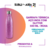 Garrafa Térmica com Glitter  500ml Roxa Personalizada
