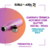 Garrafa Térmica com Glitter  500ml roxa Personalizada