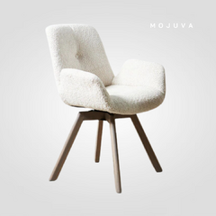 Silla Praga Giratoria Blanca