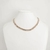 Colar choker rivieira - cravejado strass na internet