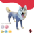 Roupa Protetora Ultralight para Corpo e Membros de Cães Pet Med Cinza - Tam 14 na internet