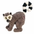 Brinquedo de Pelúcia p/ Cães Kong Scampers Lemur M