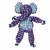 Brinquedo Kong Floppy Knots Elephant P - comprar online
