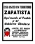Poster Territorio Zapatista