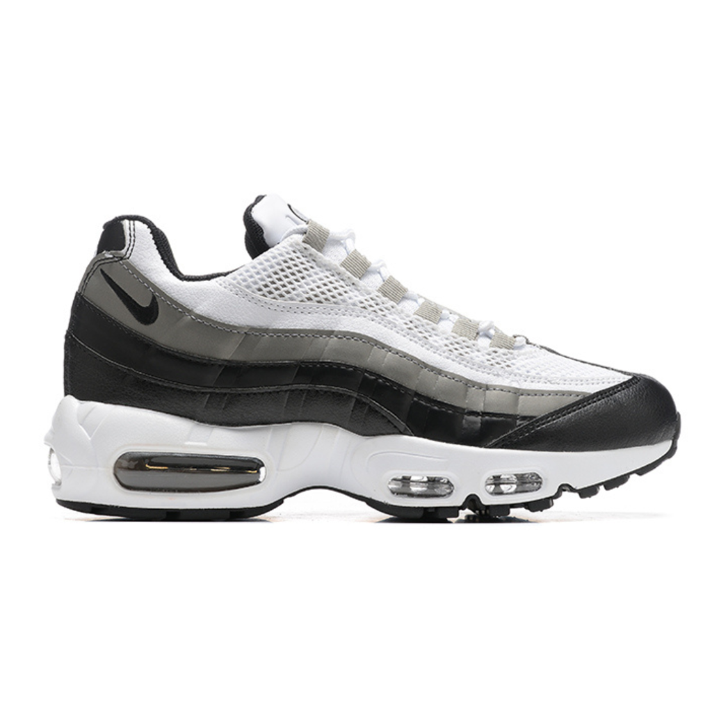 Air Max 95 Black/White Mesh - Vestindo a Quebrada