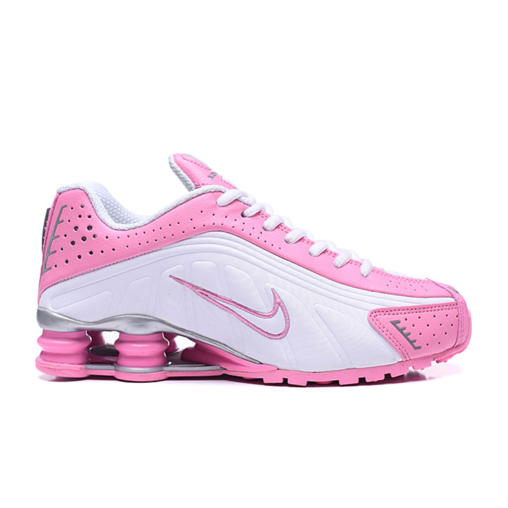 Nike Shox R4 Branco/Rosa - Vestindo a Quebrada