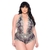 Body Renda Bicolor Plus Size - loja online