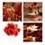 Kit Romântico dia dos Namorados 100 Pétalas Rosas Vermelha + 01 Balões Coração Metalizado + 05 Velas