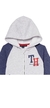 Conjunto bebê moletom zíper cinza Tommy Hilfiger - comprar online