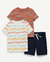 Conjunto infantil 3 peças jacaré Old Navy