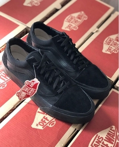 Vans old skool sin plataforma black