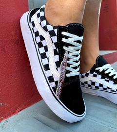 Vans old skool sin plataforma cuadros