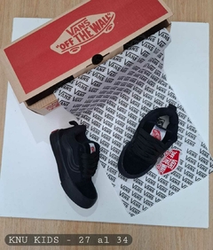 Vans Knu Kids Total Black en internet