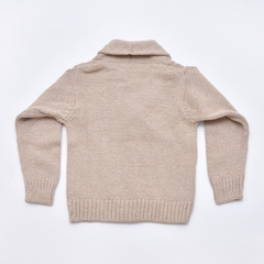 Cardigan Smoking tejido Beige - comprar online