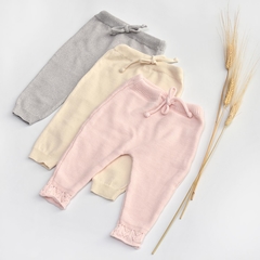 Jogger tejido Rosa calado - comprar online