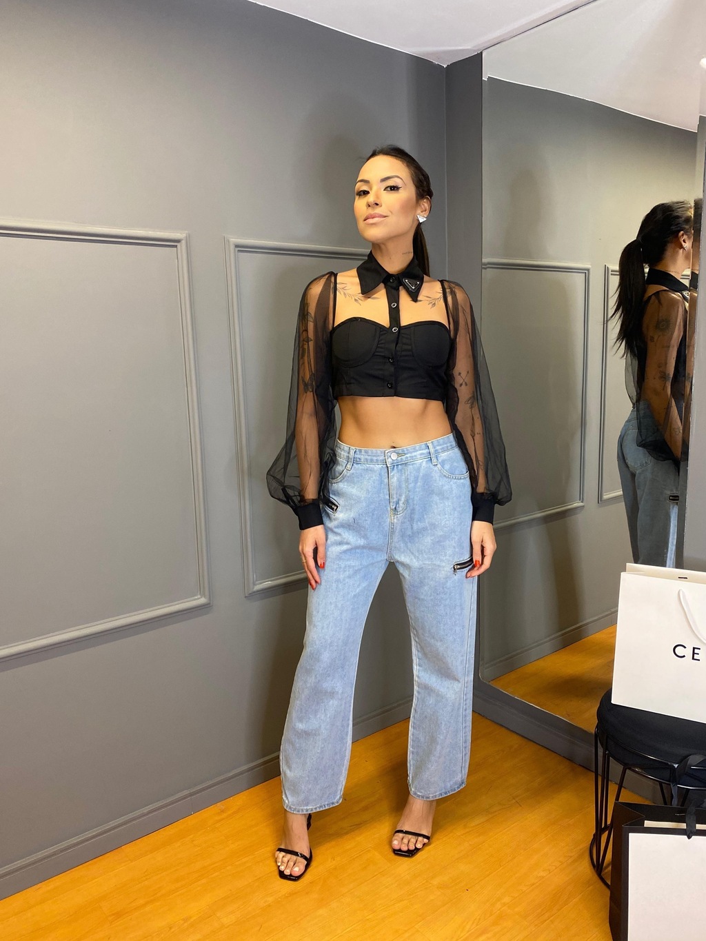 Calça jeans prada sales