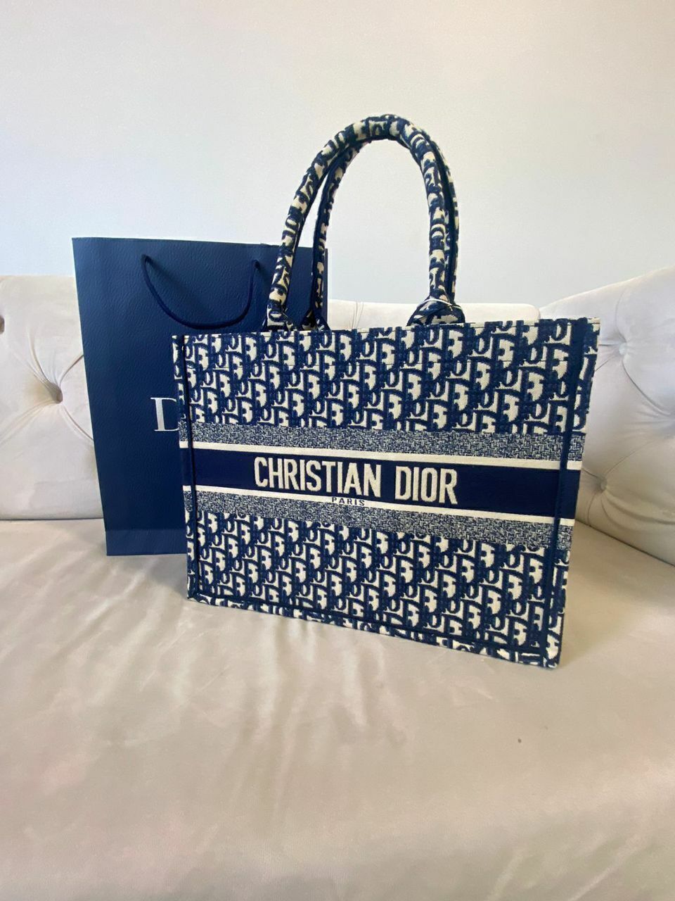 Bolsa Dior Book Tote Grande LINHA ITALIANA