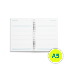 Caderno A5 pautado 80 folhas - Coleção Criatividade Criar+ na internet