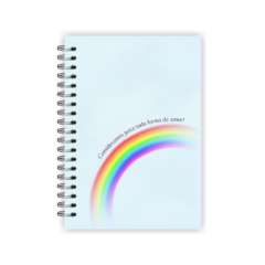 Caderno A5 pautado 80 folhas - Coleção Pride - Loja Criar Mais