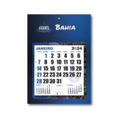 Calendário A4 de parede times de futebol Brasil - comprar online