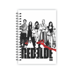 Caderno A5 pautado 80 folhas - Soy Rebelde Tour na internet