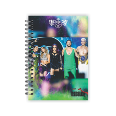 Caderno A4 pautado 80 folhas - RBD Soy Rebelde Tour