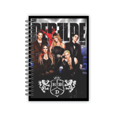 Caderno A4 pautado 80 folhas - RBD Soy Rebelde Tour - comprar online