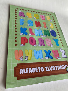 Jogo pedagógico alfabeto completo para colorir blocado - Loja Criar Mais