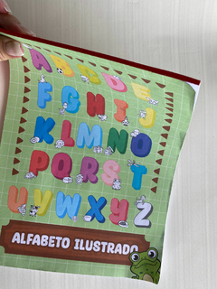 Imagem do Jogo pedagógico alfabeto completo para colorir blocado