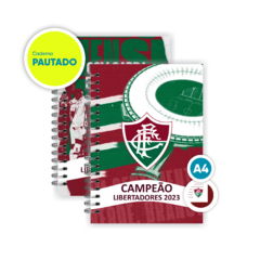 Caderno A4 Fluminense Campeão Libertadores 2023