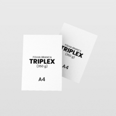 Papel Folha Branca Triplex 350g (100 folhas) - comprar online