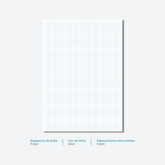 Imagem do Miolo refil Caderno A4 Pontilhado/Quadriculado/Pautado