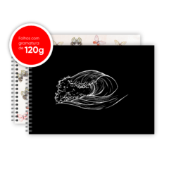 Sketchbooks/Caderno de desenho A3 Capa dura 60 folhas (120g)