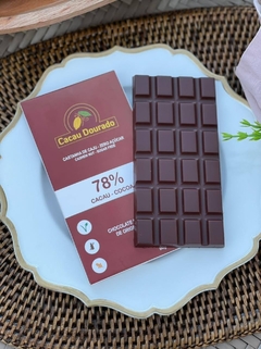Chocolate 78% cacau, zero açúcar, vegano - 80g