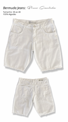 Bermuda Jeans White